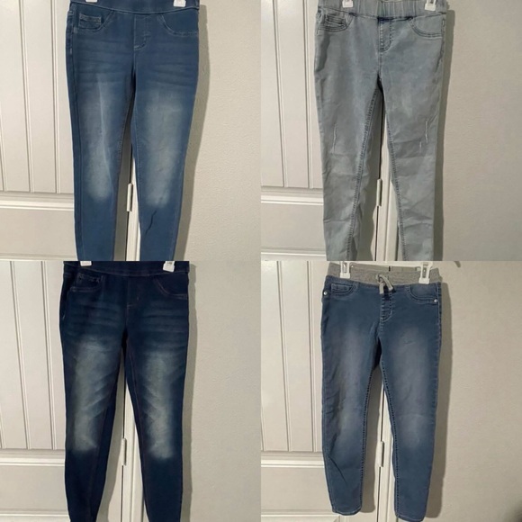 Trendy Kids Denim Jeans in Blue and Gray - Picture 1 of 1